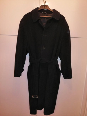 Wool coat Roberto Pelli Milano XL used, black