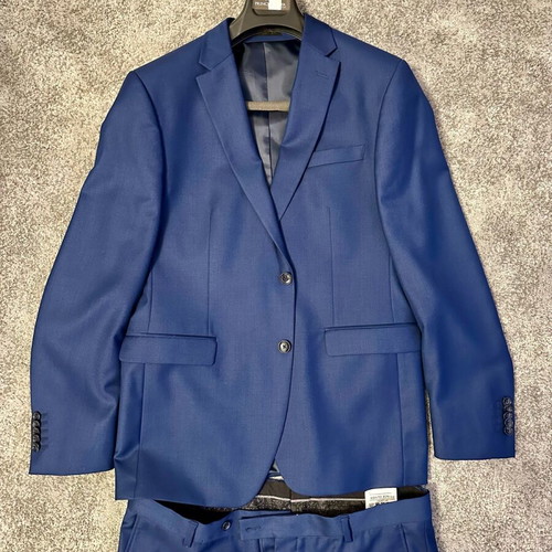 Prince Oliver blue suit like new, size 52 slim fit