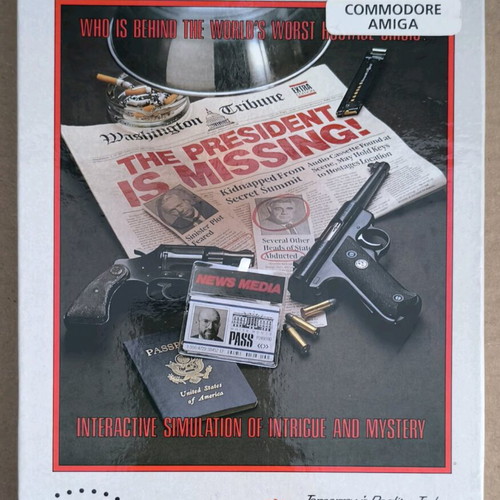 The President Is Missing (Cosmi) Amiga like new