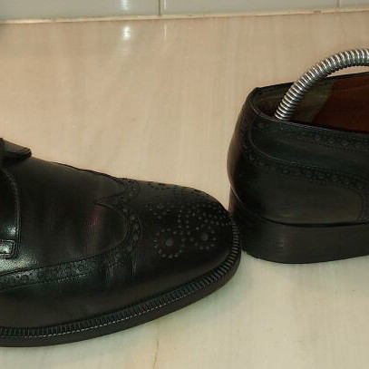 Fratelli Rossetti men's leather oxford shoes size 42 used black