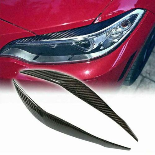 BMW Carbon Fiber Front Headlight Eyelid Trim Cover for 3-Series F30
