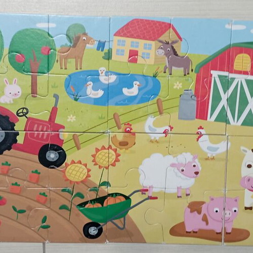 Ludattica Baby Puzzle Collection The Farm, 32 pcs