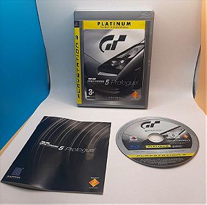 Sony playstation 3 ( ps3 ) Gran Turismo 5 Prologue PS3 Platinum Έκδοση κομπλέ με manual ( πληρες )