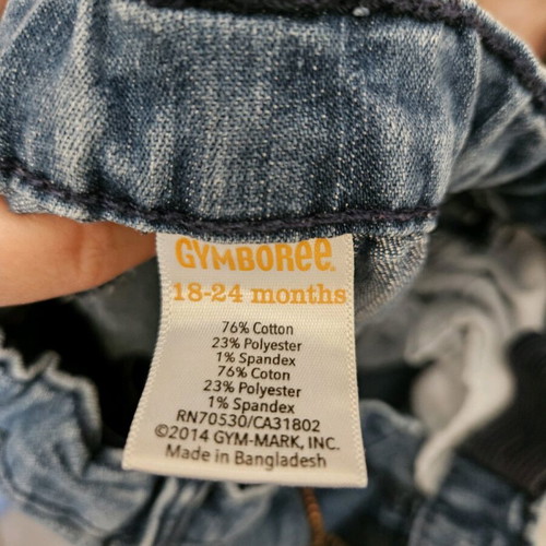 Jeans for girl 18-24 months used, slim fit