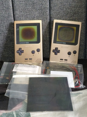 Game Boy Pocket with backlight kit like new
