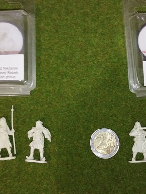 Resin Miniatures Heroes of 1821 set of 6, new