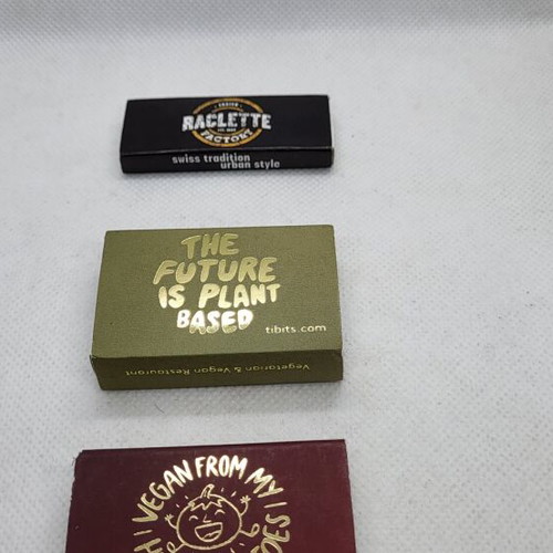 Matchbox packs new, 3 pieces, Switzerland