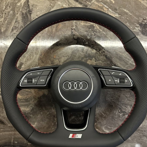 Audi steering wheel nappa leather with airbag for automatic cars after 2012 new