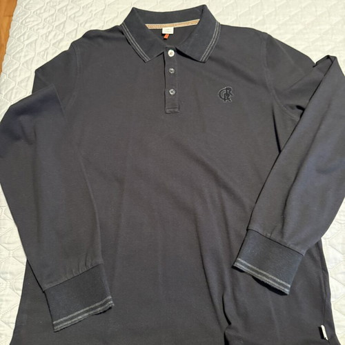 Cerruti polo shirt like new, black, size M
