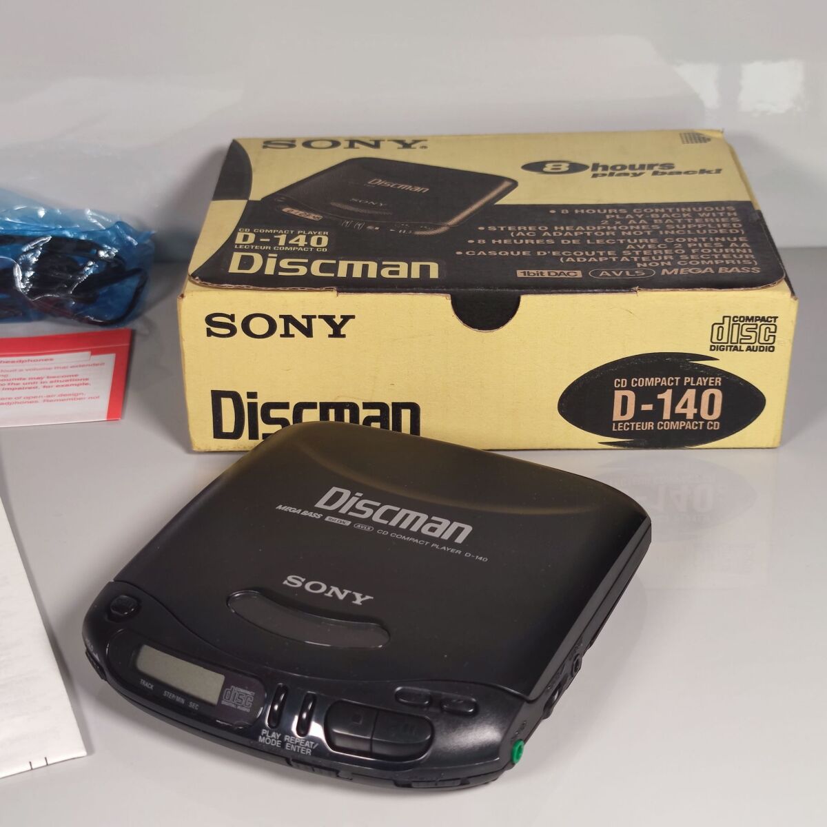 【動作品】SONY DISKMAN D-140 【美品】 Sony Discman D-140 like new in original… - € 100,00 - Vendora.cy