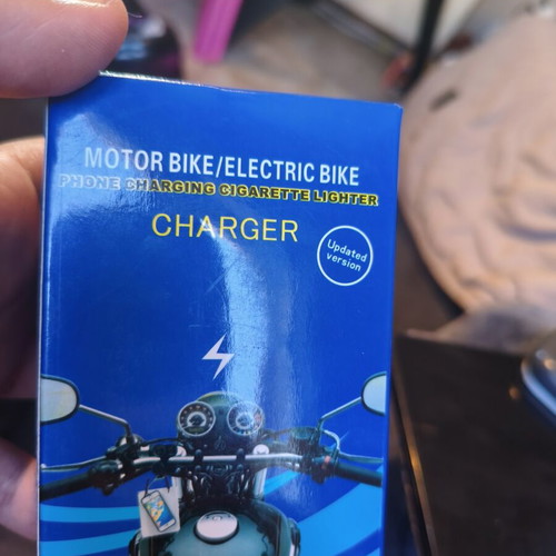 Motorcycle cell phone charger