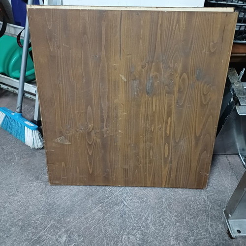 Wooden Table Tops new, set of 5, 60x60 cm