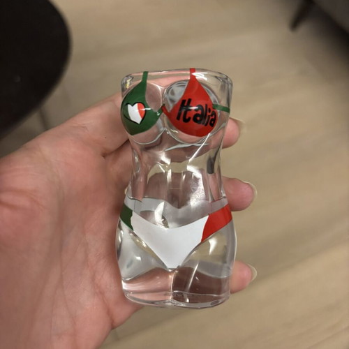 Souvenir shot glass from Italy