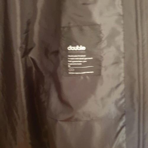 Double men's jacket 3XL new, black and gray