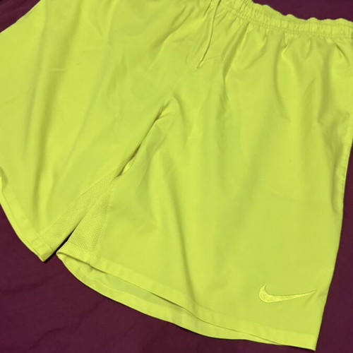 Nike Dri-FIT Shorts used, neon yellow, size 2XL