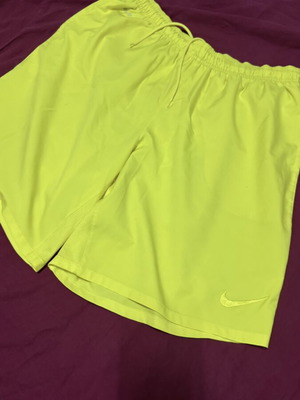Nike Dri-FIT Shorts used, neon yellow, size 2XL