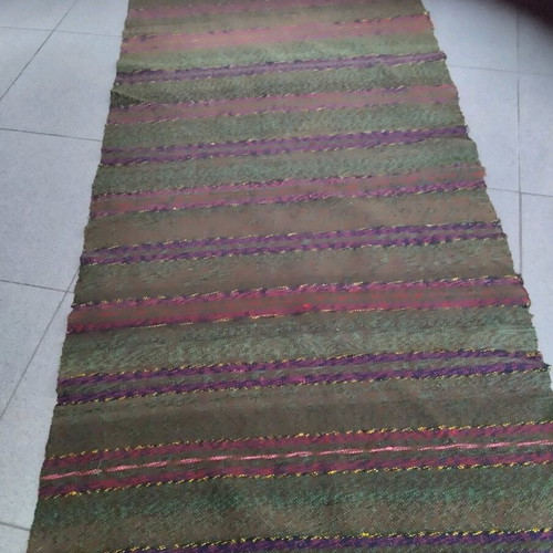 Handwoven runner rug new 195x80 cm