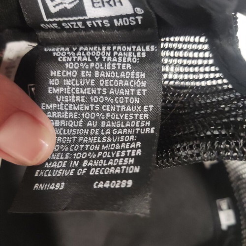 New Era Black Cap New Without Tags