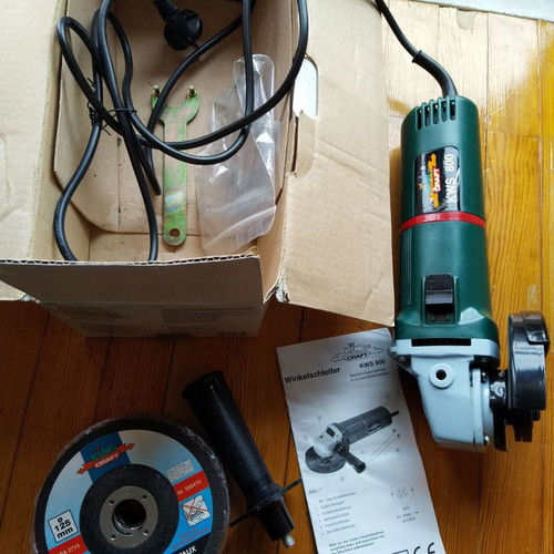 King Craft KWS 800 angle grinder new