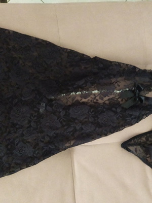 Super κοντό φόρεμα τάκι με string, sexy εσώρουχα