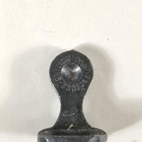 Heller London H&S Victorian wax seal stamp used, monogram