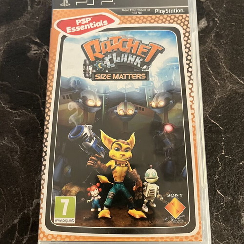 Sony PSP Ratchet & Clank Size Matters used with manual