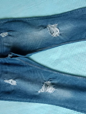 H&M Women's Jeans 7XL 54 Like New Blue Stretch
