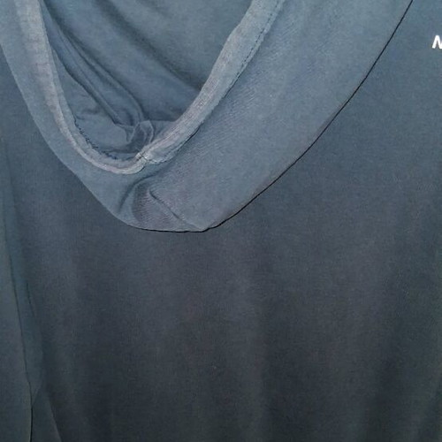 The North Face jacket with hood like new, dark blue, size S