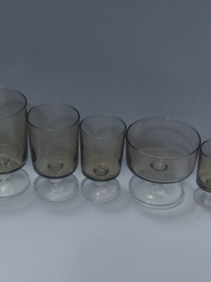 Κολονάτα ποτήρια Luminarc/Cristal D'arques Durand Cavalier France 30 τεμάχια καινούργια