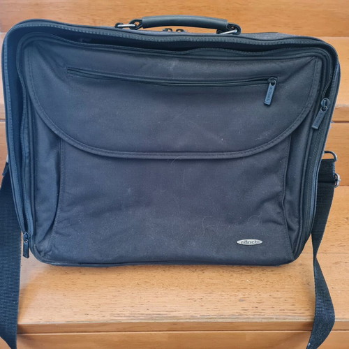 Laptop and document bag like new, large, black 43x35x13 cm