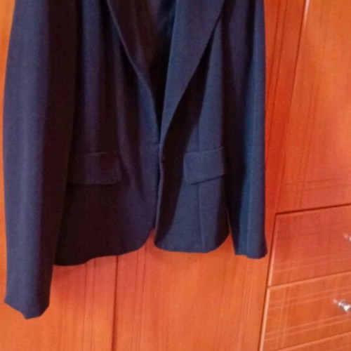 Women's suit set like new, black, jacket and pants