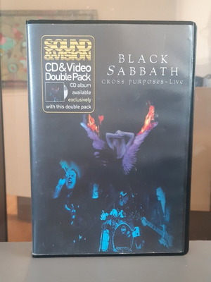Black Sabbath Cross Purposes Live boxset σαν καινούργιο με VHS και CD