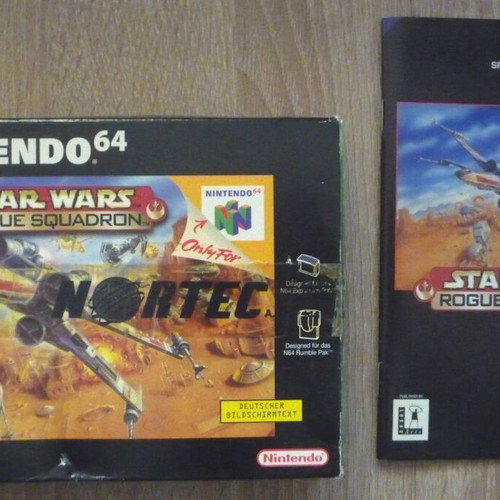 Star Wars Rogue Squadron Nintendo 64 game used, shooting
