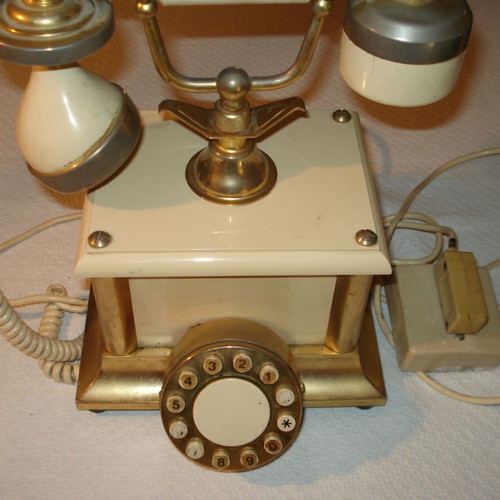 Antique landline phone used