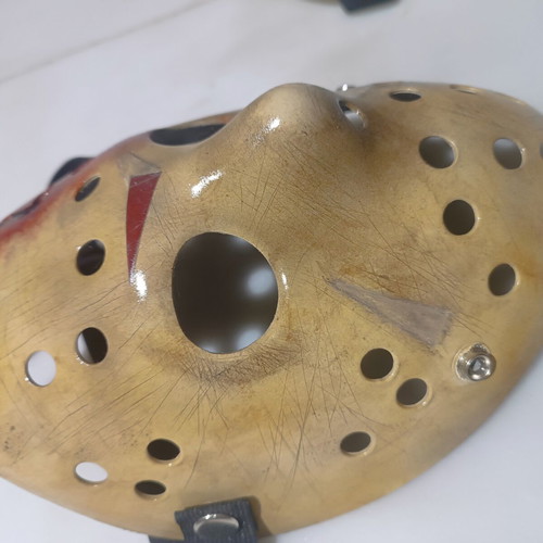 Jason Friday the 13th Mask hand-painted and engraved, new