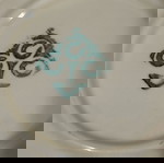 Σετ πιάτα με πιατέλα Ιταλικό CCC ζωγραφισμένο στο χέρι vintage