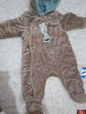 Orchestra full-body baby snowsuit used, 12 months