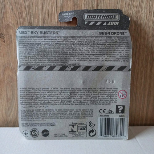 Matchbox Sky Busters SB94 Drone new sealed, red black white 1:64