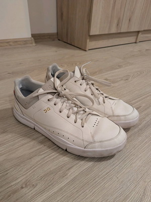 ON Cloud Roger маратонки употребявани, размер 47, бели