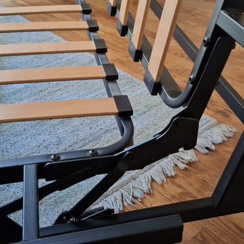 IKEA Sofa Bed used with metal frame and removable mattress
