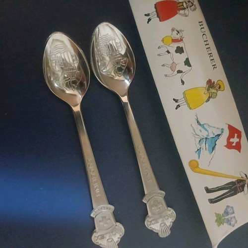Rolex Bucherer Lucerne collectible spoons new, set of 2