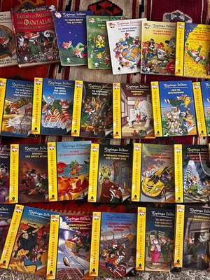Large Geronimo Stilton book collection like new