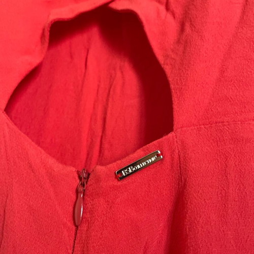 BSB one-piece pantsuit like new, red orange, size M