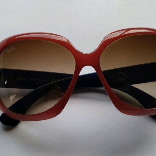 Ray-Ban Jackie Ohh II sunglasses used, model RB4098, burgundy