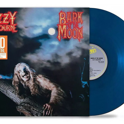 Ozzy Osbourne Bark At The Moon 2023 40th Anniversary Blue vinyl LP new, with poster