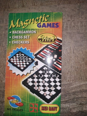 Magnetic 3 in 1 board game sealed