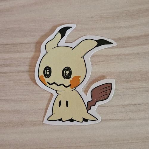 Pokemon Mimikyu handmade sticker made to order