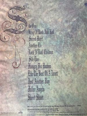 Dio LP used, metal