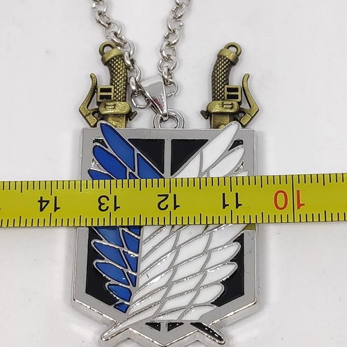 Attack on Titan Wings of Freedom Pendant with Chain like new