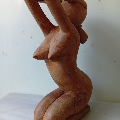 Wooden nude body figure, 20 cm